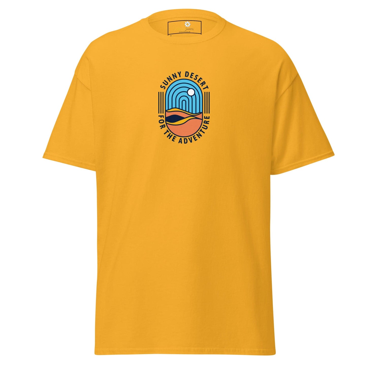 Unisex classic tee - SUMMER SUNNY DESERT - REGULAR - Gold / S