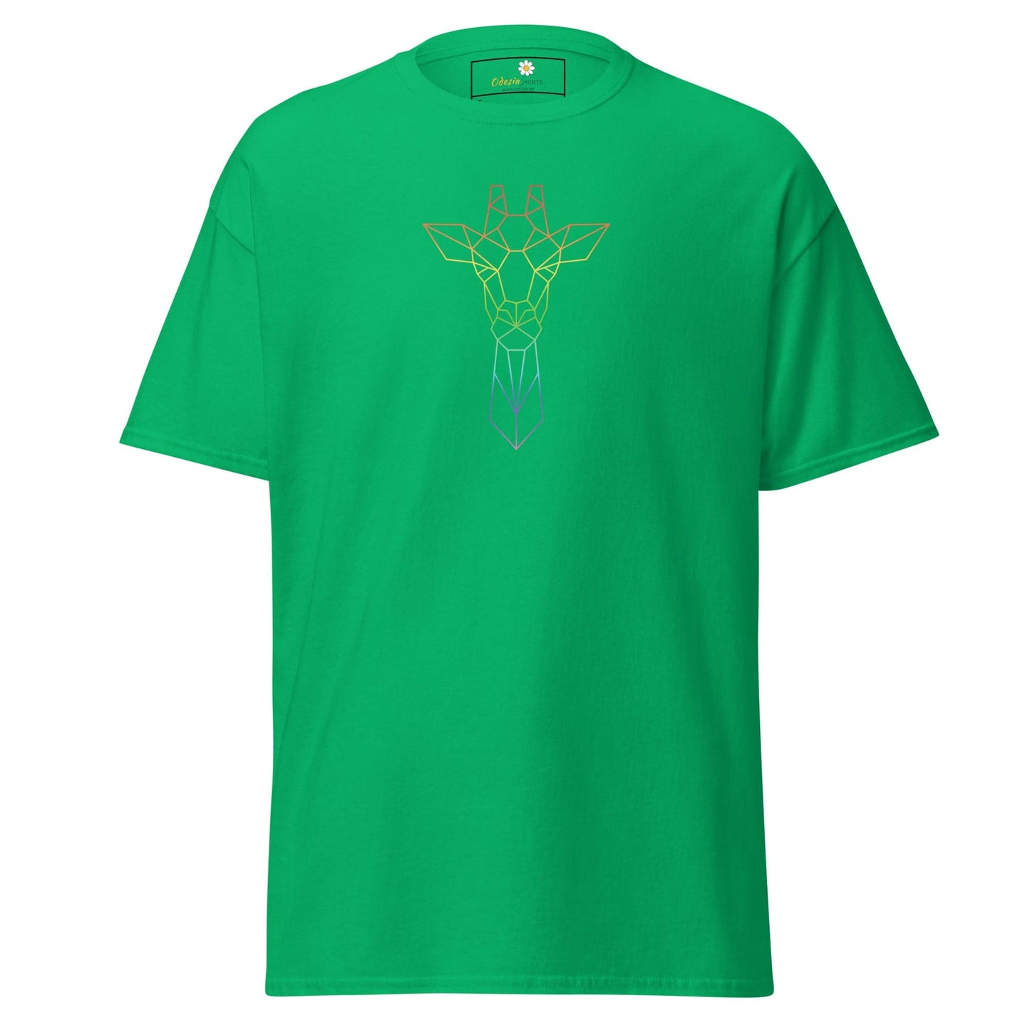 Unisex classic t-shirt - WILD LIFE GIRAFFE - REGULAR - Irish Green / S