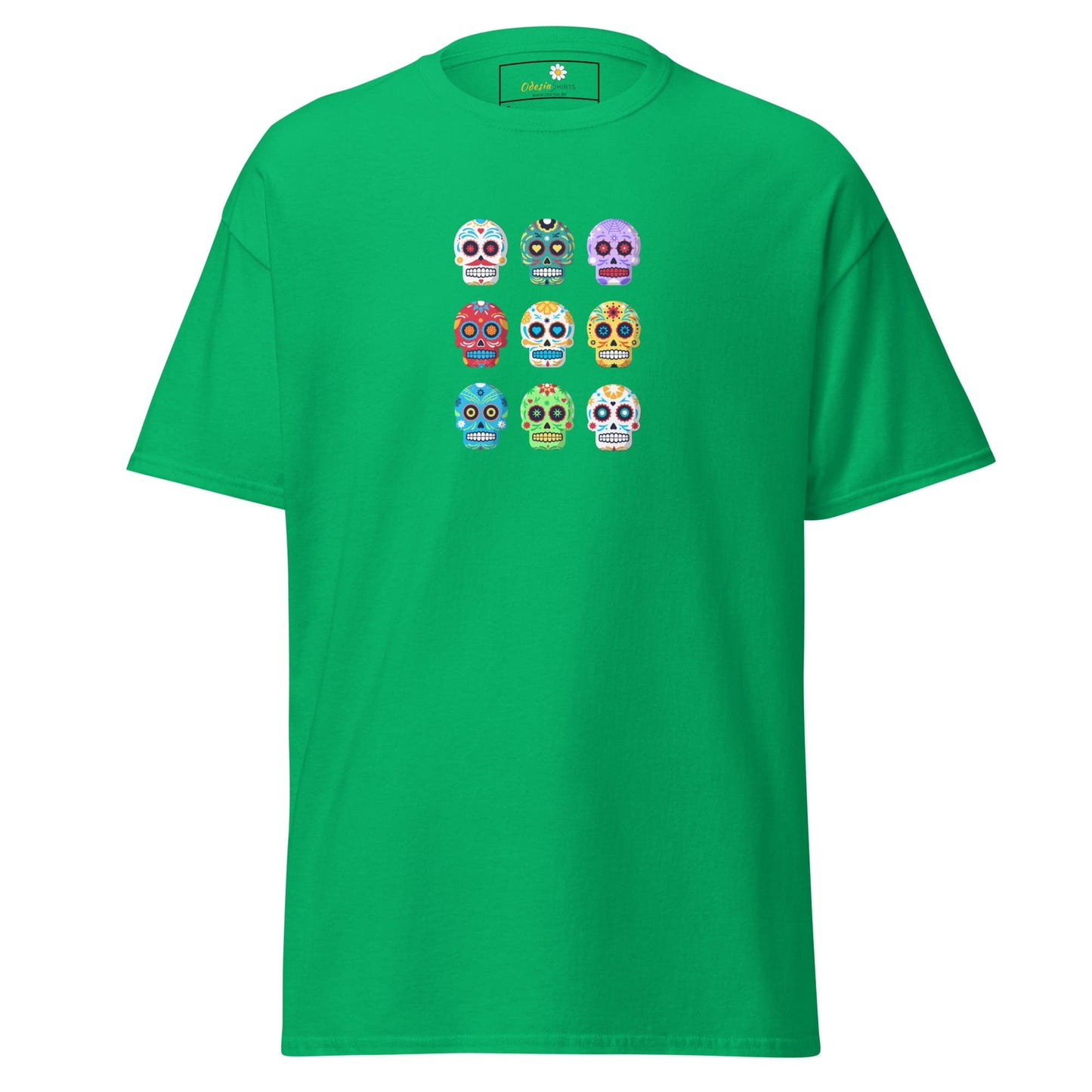 Unisex classic tee - SKULL COLOR SKULLS - REGULAR - Irish Green / S