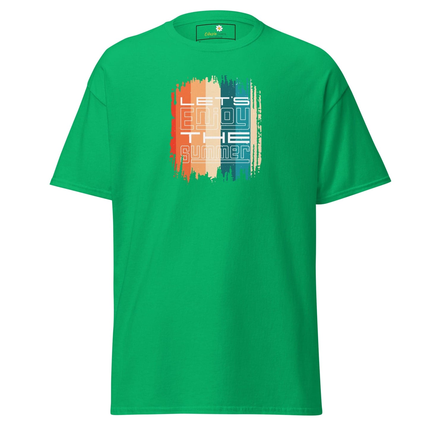 Unisex classic t-shirt - SUMMER LETS ENJOY - REGULAR - Irish Green / S
