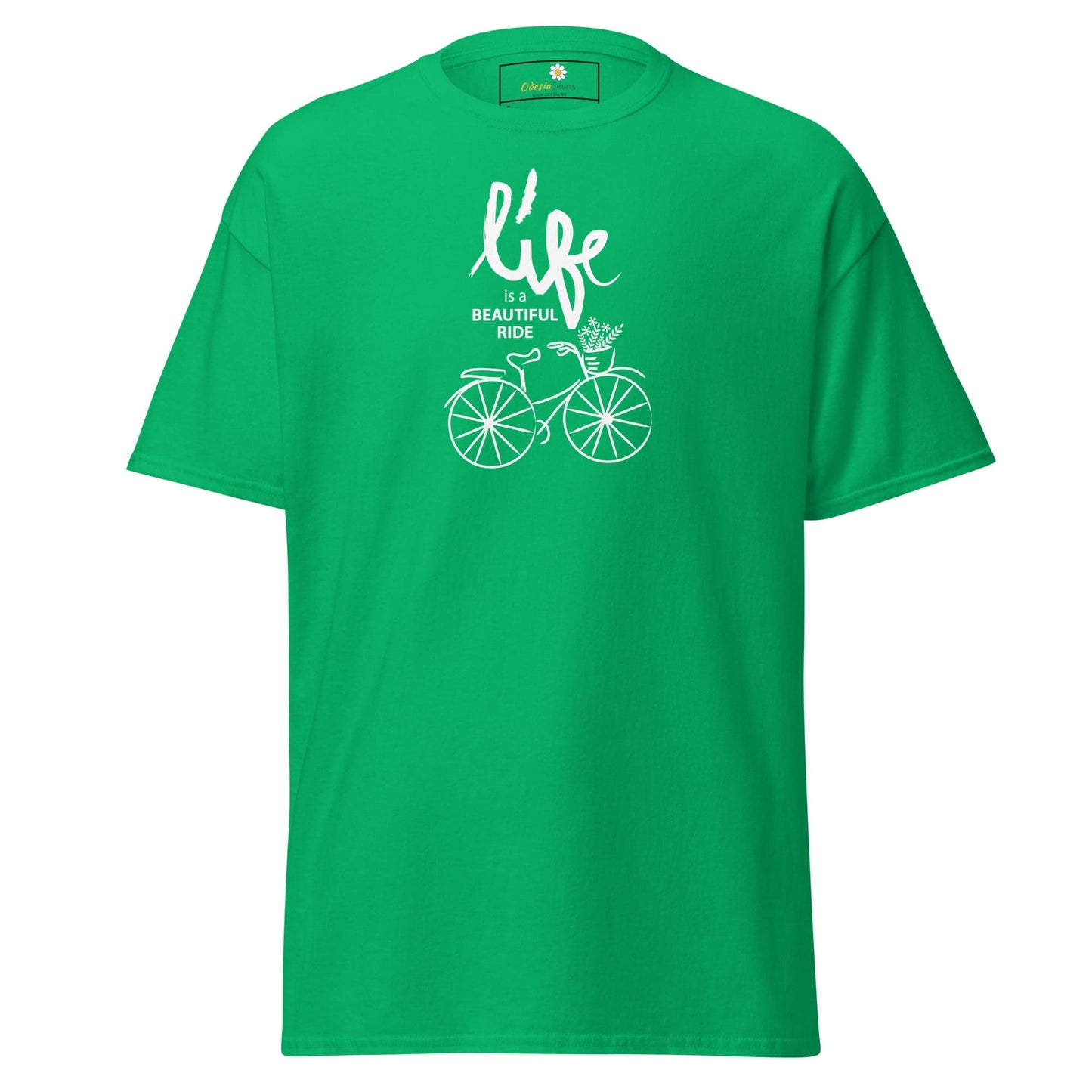 Unisex classic tee - SPORT POSITIVE LIFE BEAUTIFUL - REGULAR - Irish Green / S
