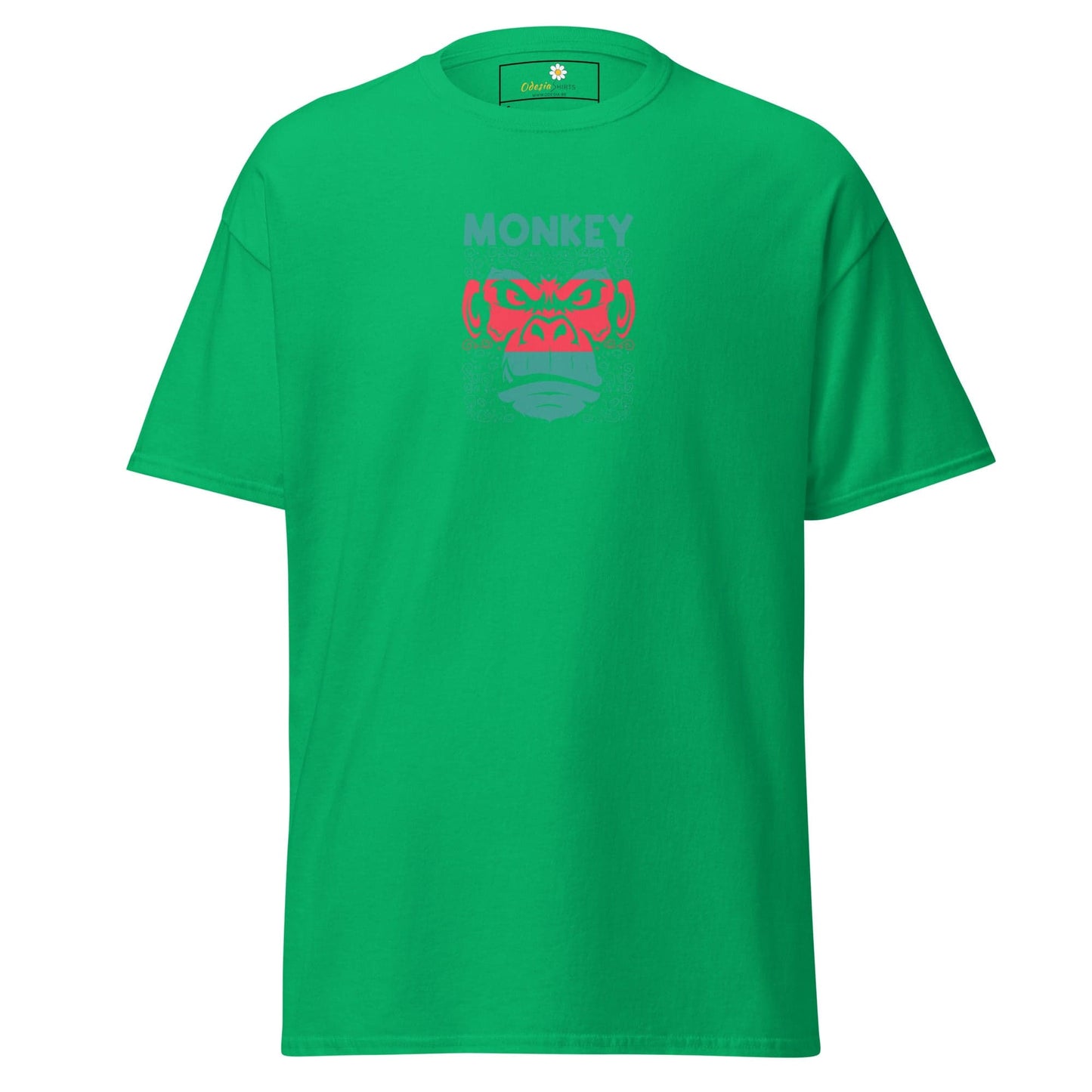 Unisex classic tee - WILD LIFE MONKEY - REGULAR - Irish Green / S