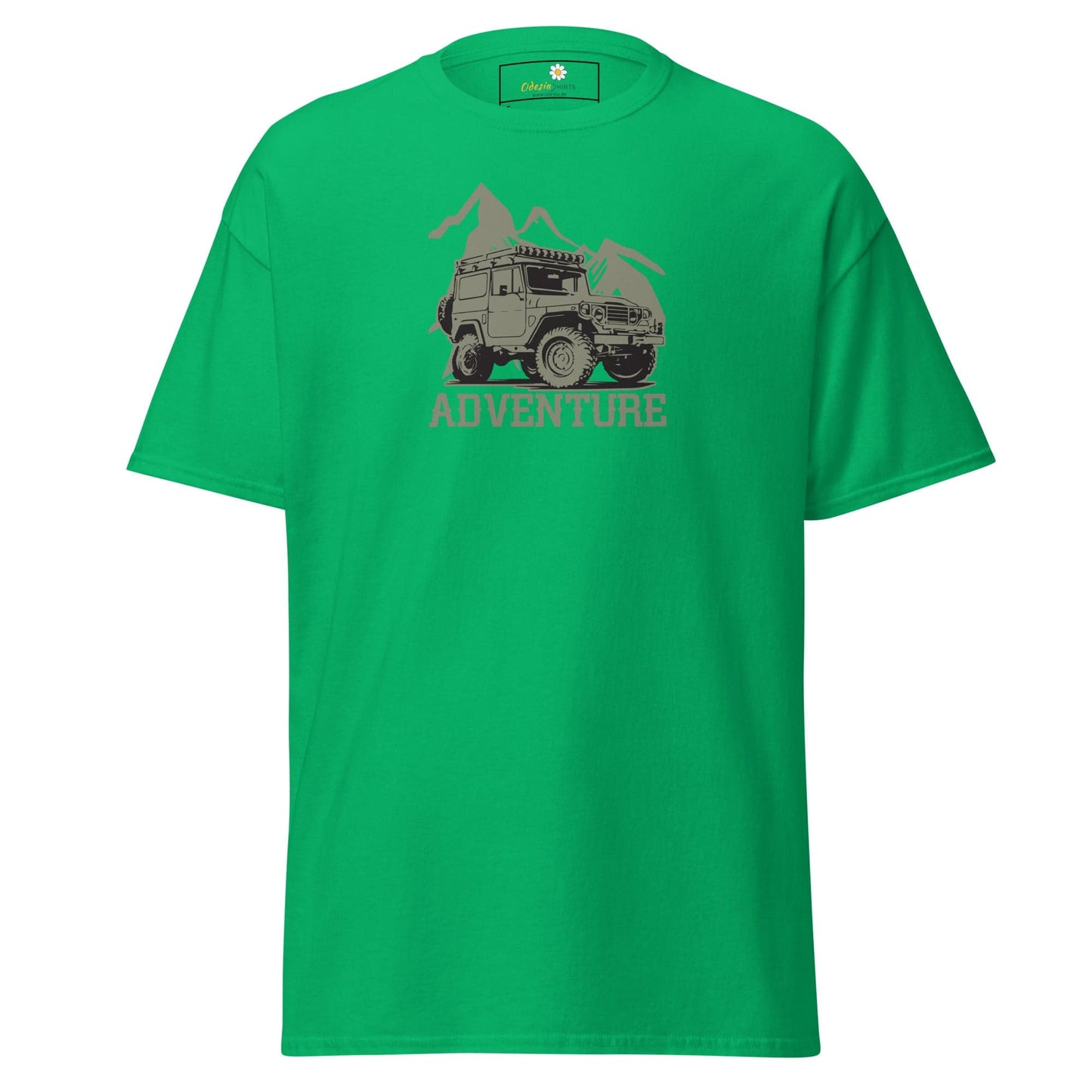 Unisex classic t-shirt - MOTOR ADVENTURE 4X4 - REGULAR - Irish Green / S