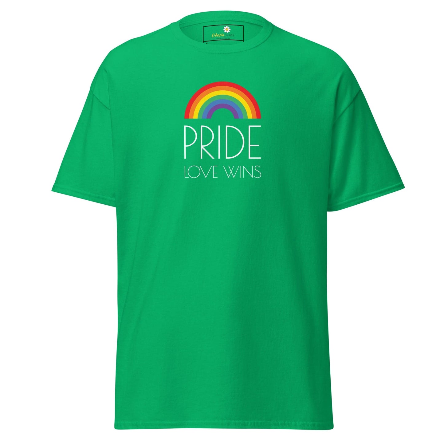 Unisex classic t-shirt - LGBTQ PRIDE LOVE WINS - REGULAR - Irish Green / S