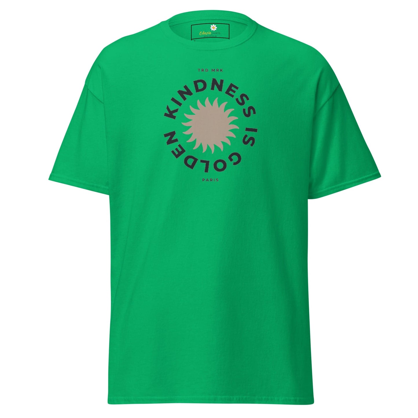 Unisex classic t-shirt - TEXT KINDNESS IS GOLDEN - REGULAR - Irish Green / S
