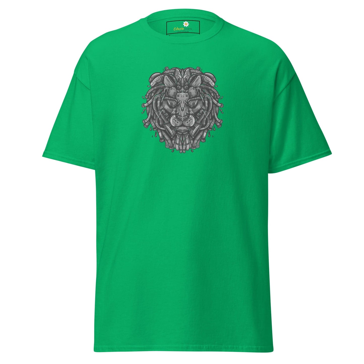 Unisex classic t-shirt - ABSTRACT LION HEAD - REGULAR - Irish Green / S