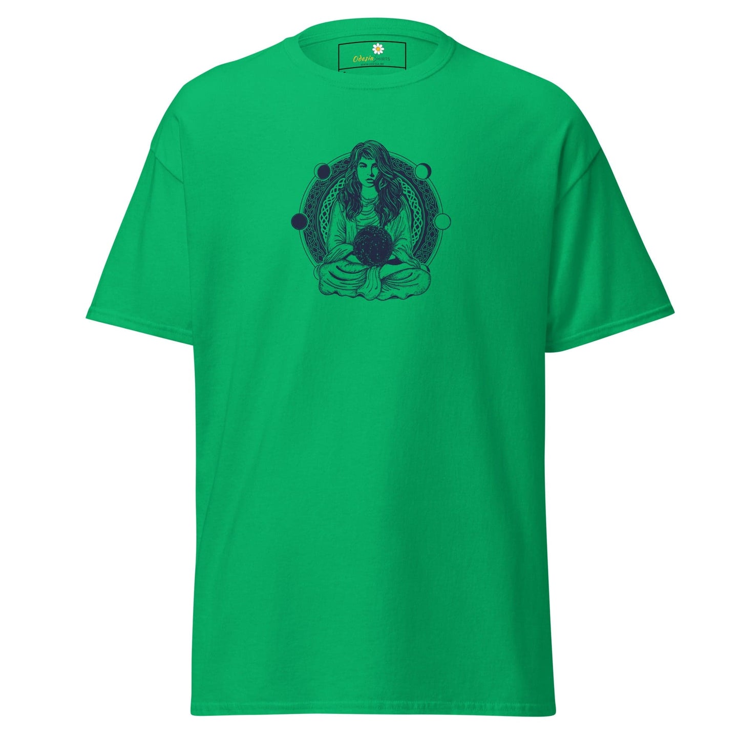 Unisex classic t-shirt - MYSTIC WOMAN MOON - REGULAR - Irish Green / S