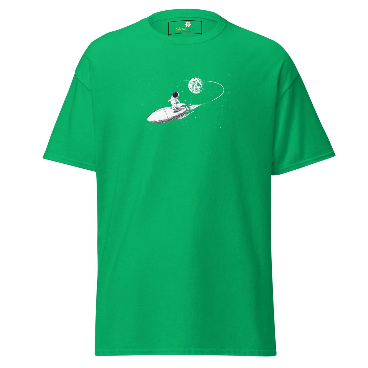 Unisex classic tee - ASTRONAUT ROCKET - REGULAR - Irish Green / S