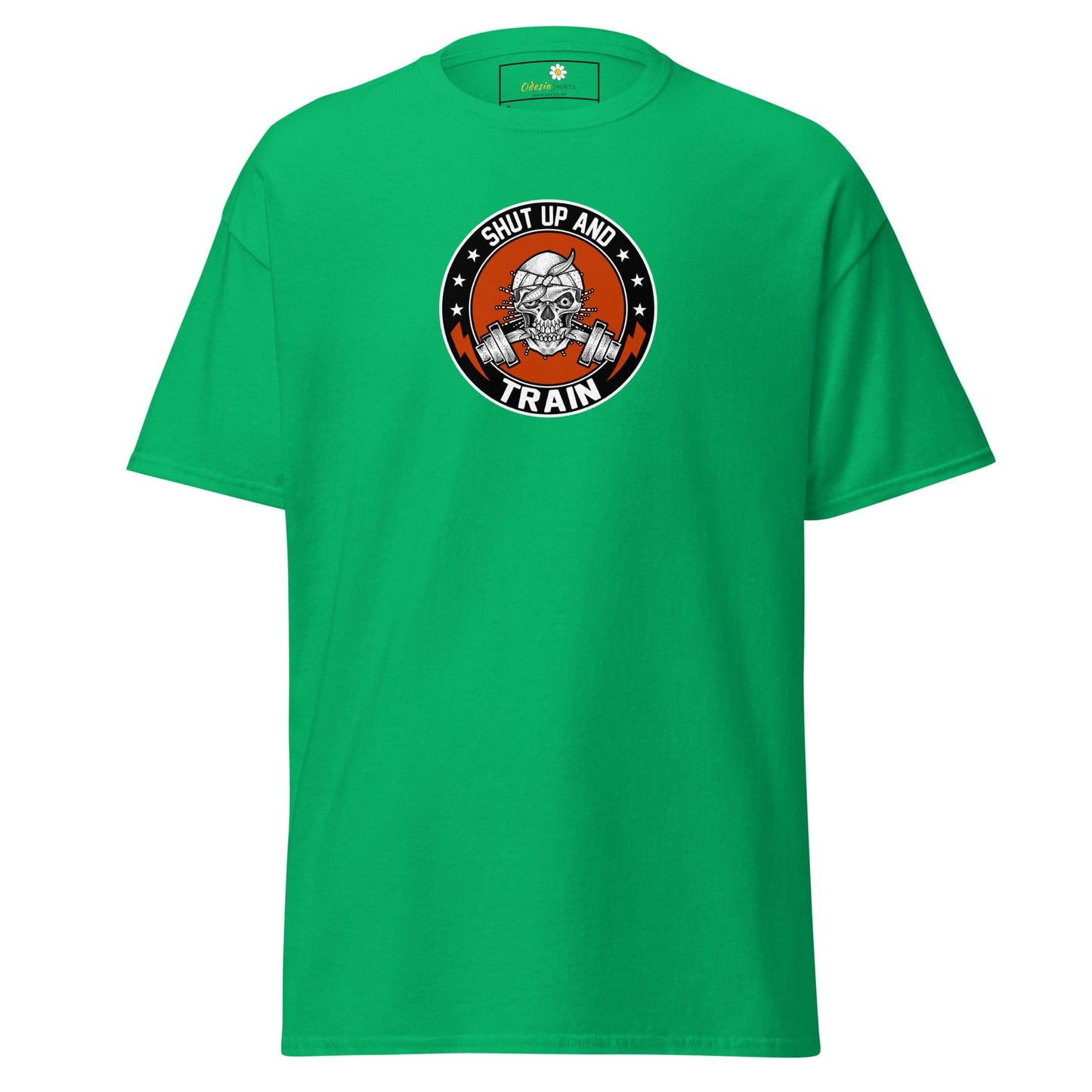 Unisex classic tee - SPORT SHUT UP AND TRAIN - REGULAR - Irish Green / S
