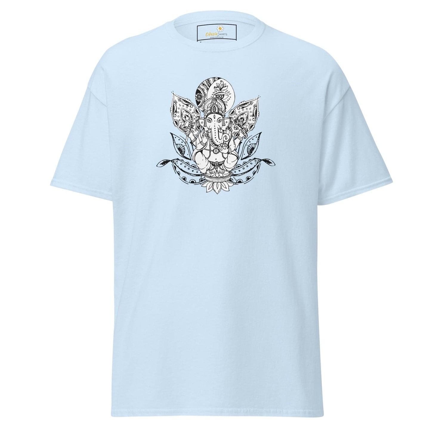 Unisex classic t-shirt - SPIRITUAL GANESH - REGULAR - Light Blue / S