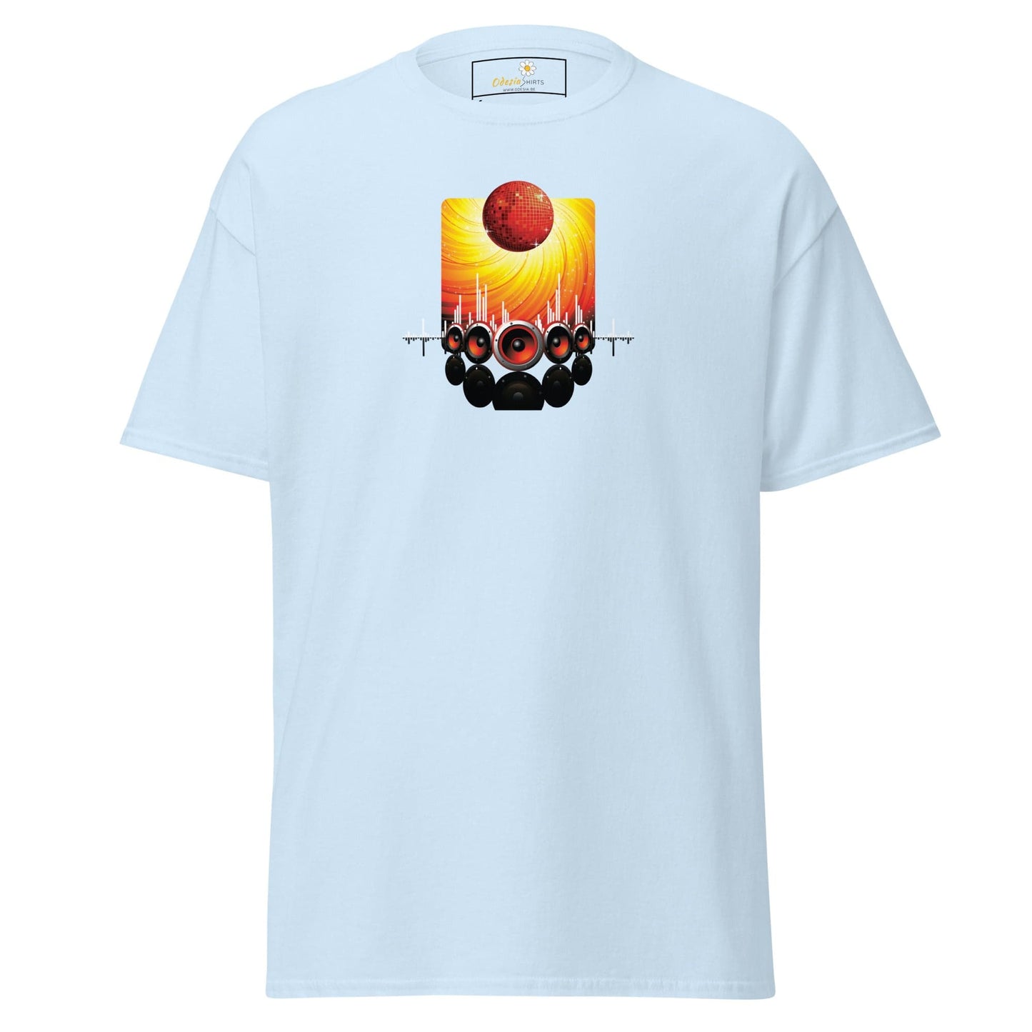 Unisex classic tee - MUSIC SPEAKERS - REGULAR - Light Blue / S