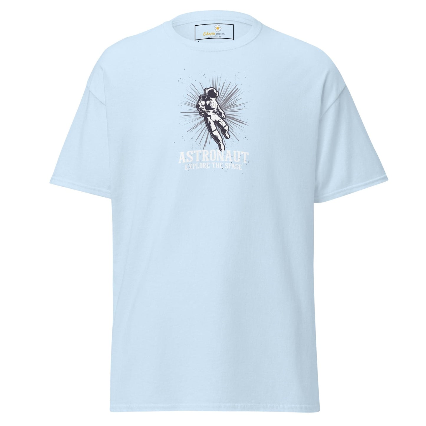 Unisex classic tee - ASTRONAUT EXPLORE SPACE - REGULAR - Light Blue / S