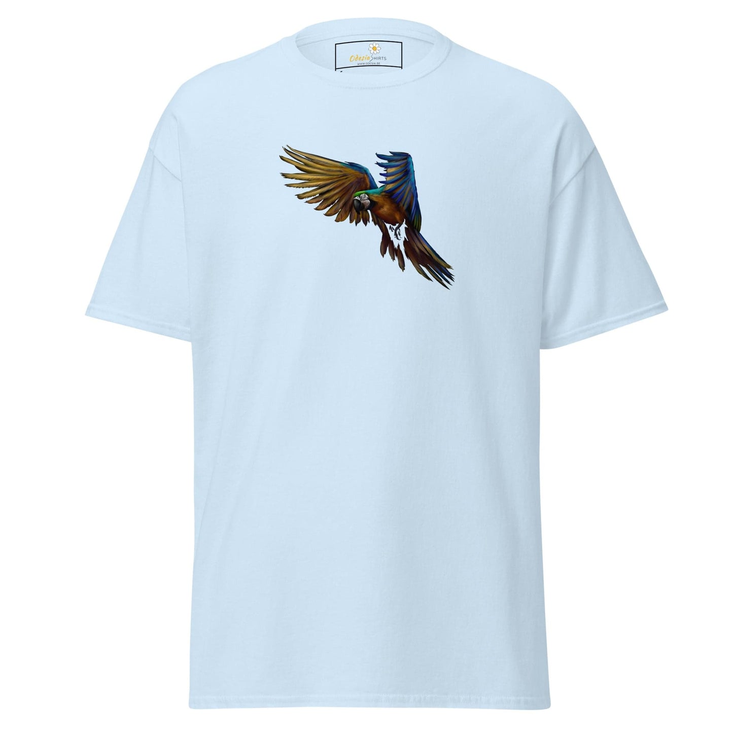 Unisex classic tee - WILD LIFE PARROT - REGULAR - Light Blue / S
