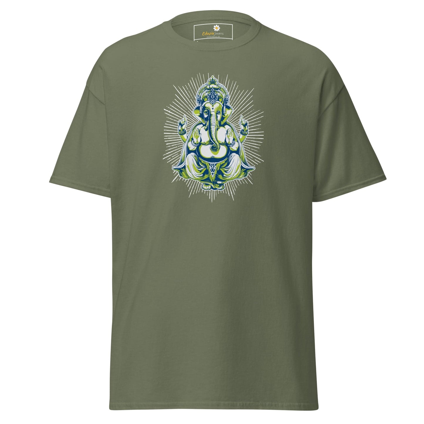 Unisex classic tee - SPIRITUAL GANESH - REGULAR - Military Green / S