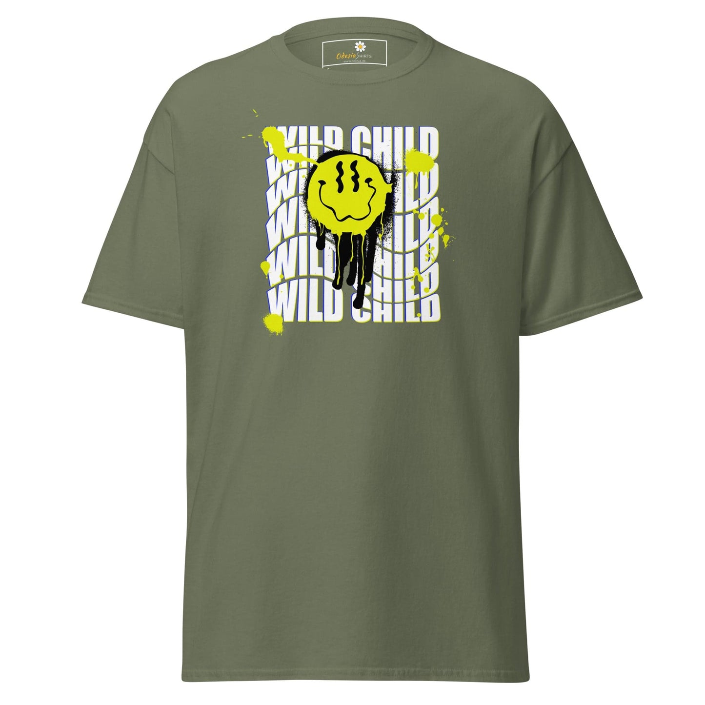 Unisex classic tee - MISC WILD CHILD SMILE - REGULAR - Military Green / S