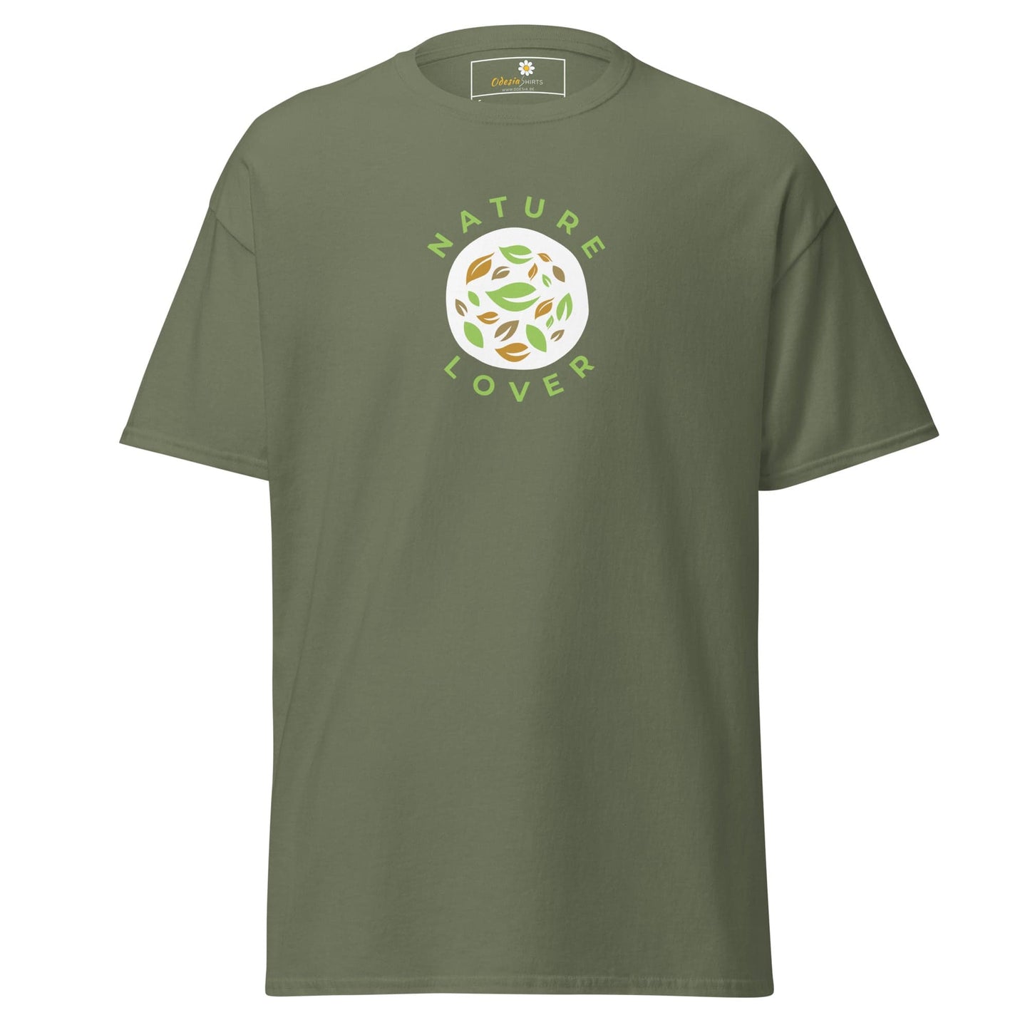 Unisex classic tee - NATURE LOVER - REGULAR - Military Green / S