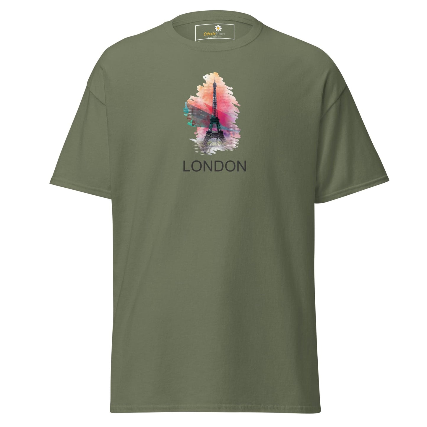 Unisex classic tee - COUNTRY LONDON PARIS - REGULAR - Military Green / S