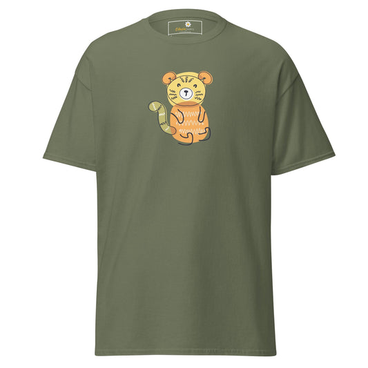 Unisex classic tee - ANIMALS FRIENDLY BEAR - REGULAR - Military Green / S