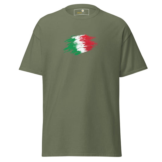 Unisex classic tee - COUNTRY ITALIAN SHAPE - REGULAR - Military Green / S