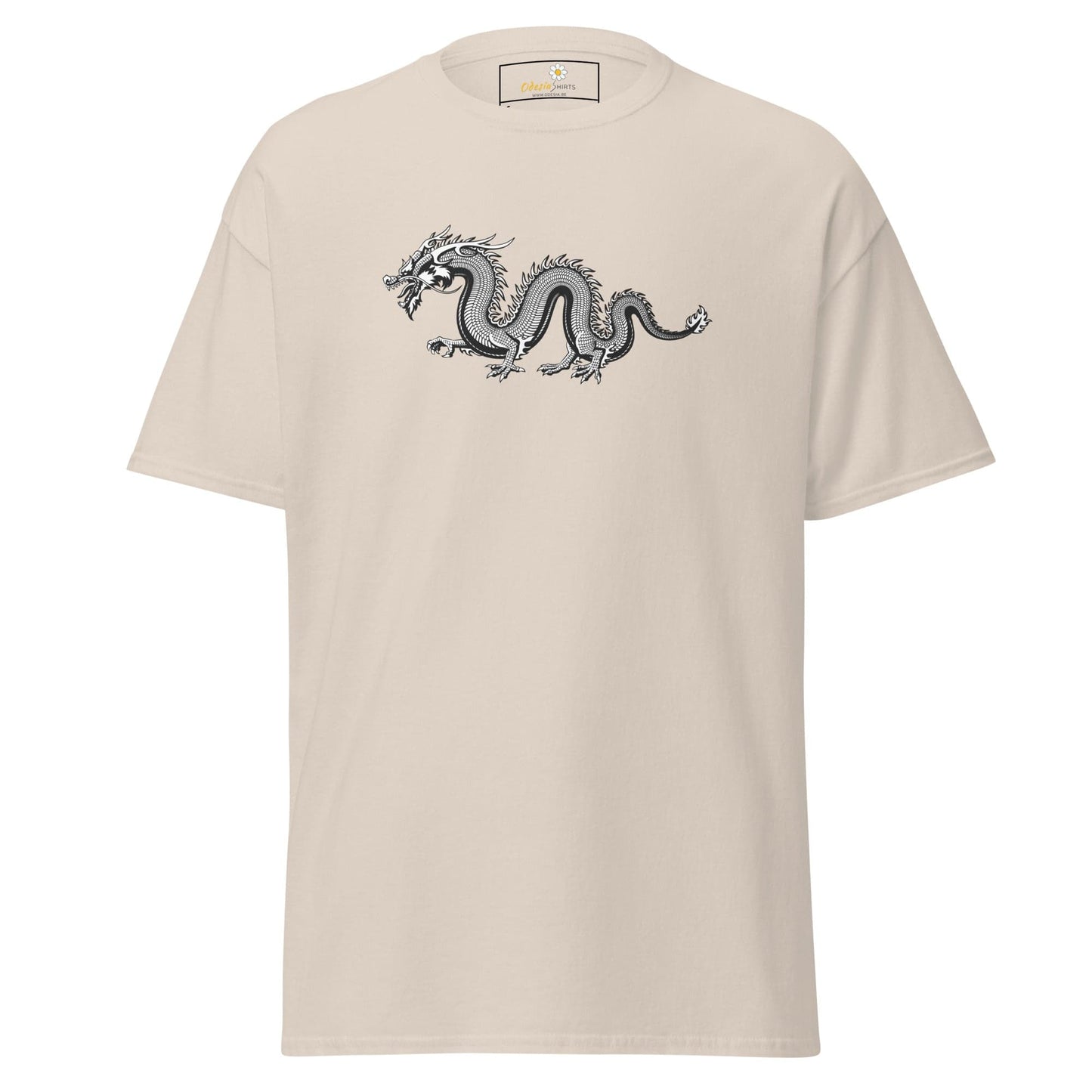 Unisex classic t-shirt - MYSTIC GREY DRAGON - REGULAR - Natural / S