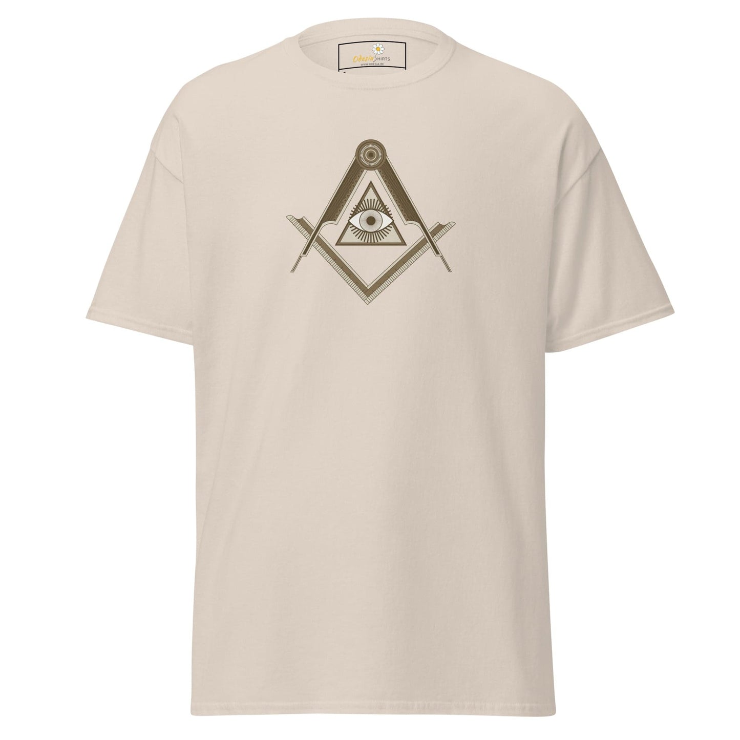 Unisex classic t-shirt - MYSTIC EYE TRIANGLE - REGULAR - Natural / S