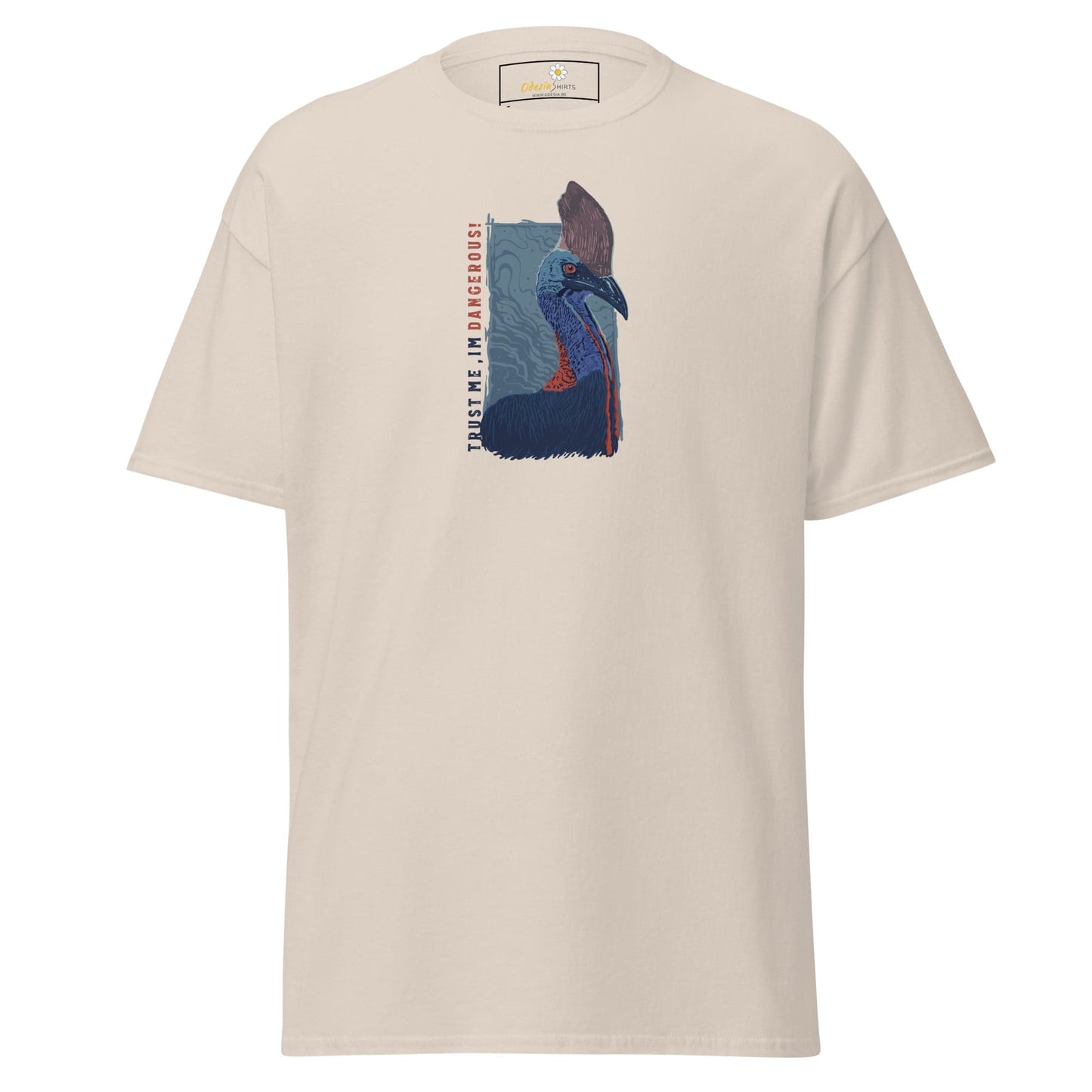 Unisex classic t-shirt - WILD LIFE DANGEROUS - REGULAR - Natural / S