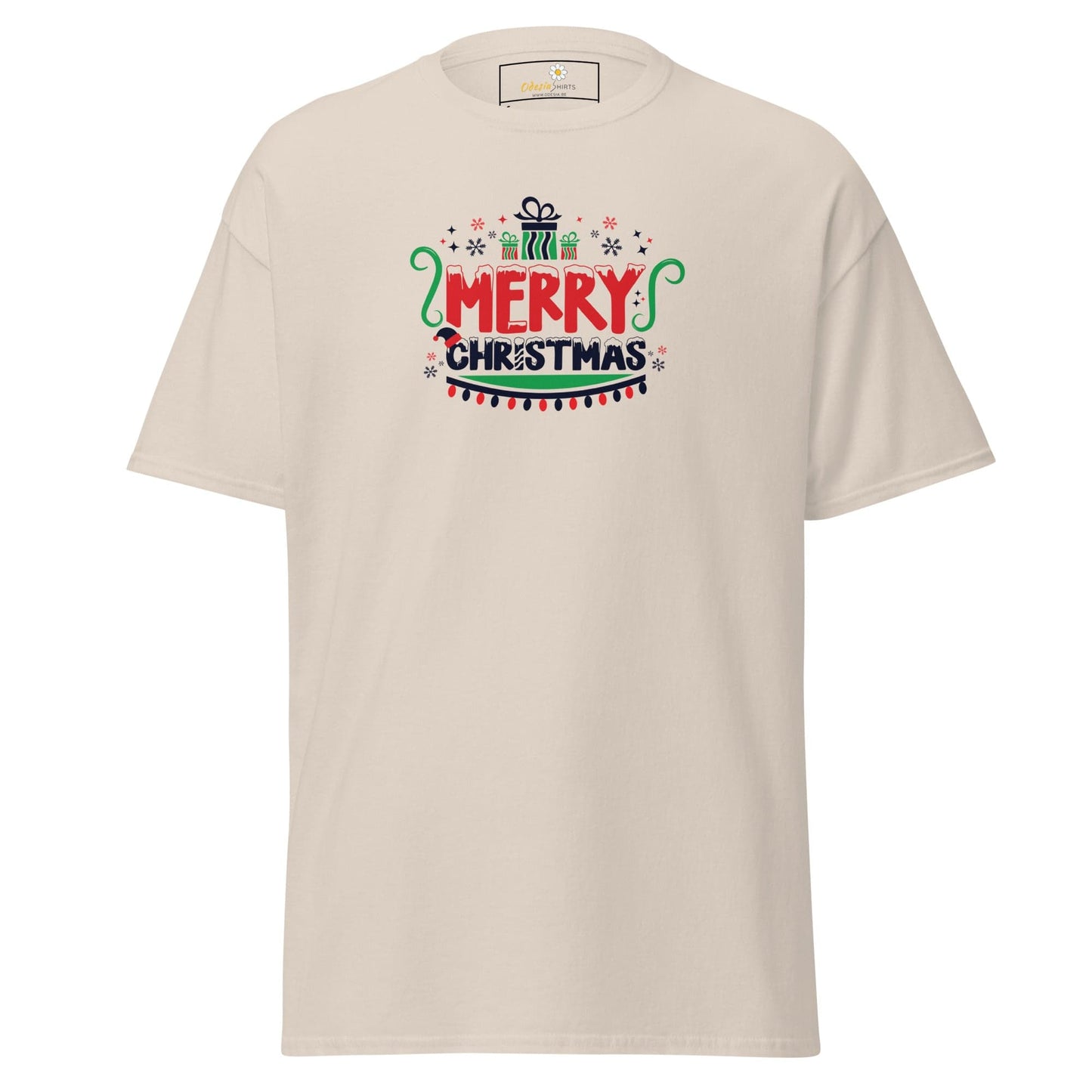 Unisex classic t-shirt - SEASONAL MERRY CHRISTMASS - REGULAR - Natural / S