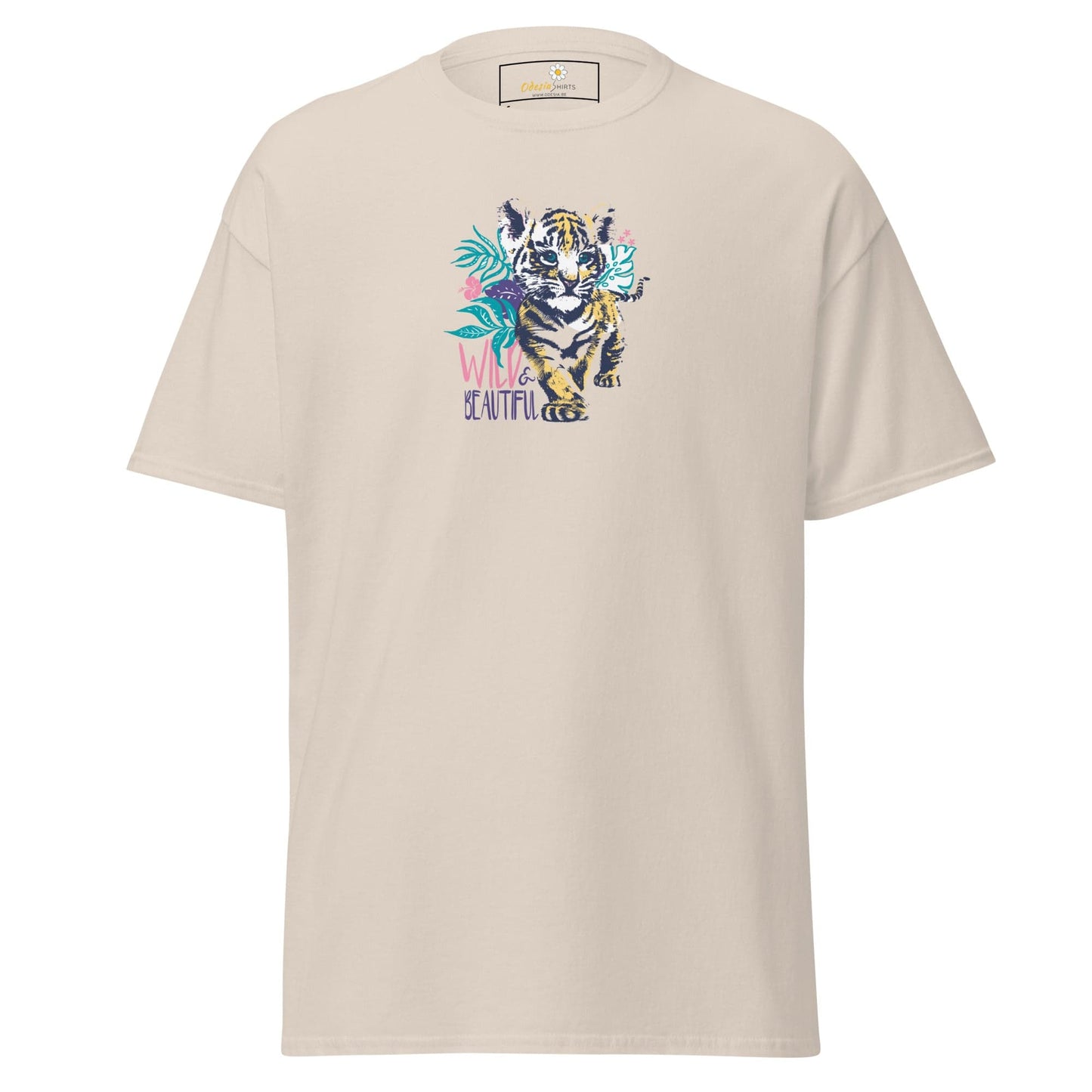 Unisex classic tee - WILD LIFE AND BEAUTIFUL - REGULAR - Natural / S