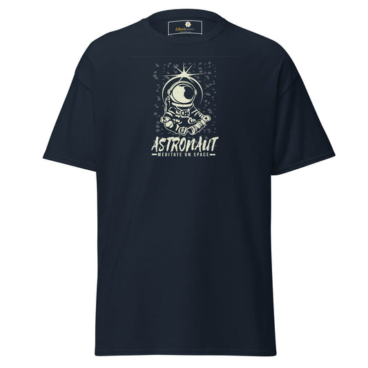 Unisex classic t-shirt - ASTRONAUT MEDITATION SPACE - REGULAR - Navy / S