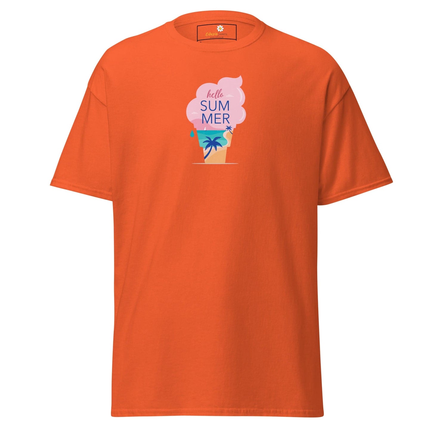 Unisex classic tee - SUMMER MISC ICE - REGULAR - Orange / S