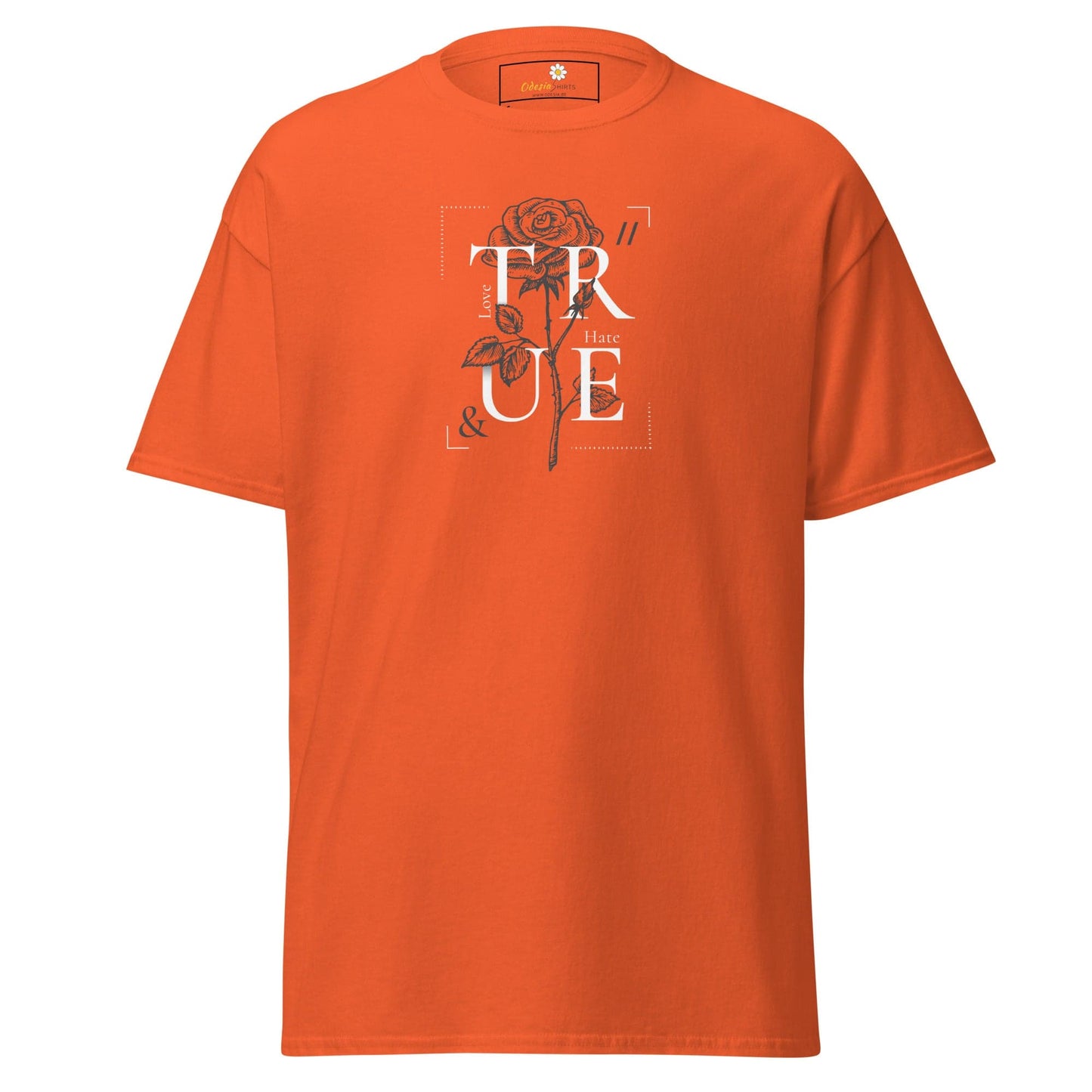 Unisex classic t-shirt - MISC TRUE ROSE - REGULAR - Orange / S