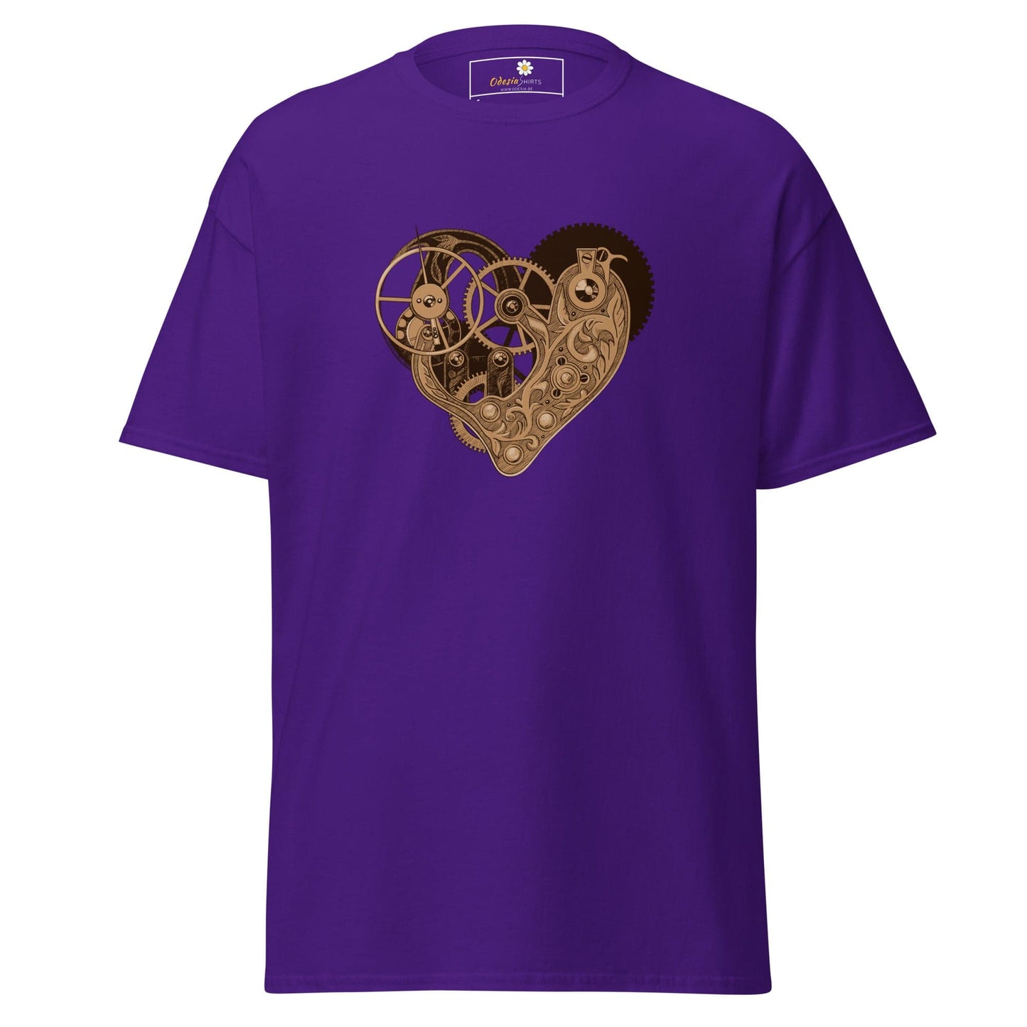 Unisex classic tee - ABSTRACT HEART - REGULAR - Purple / S