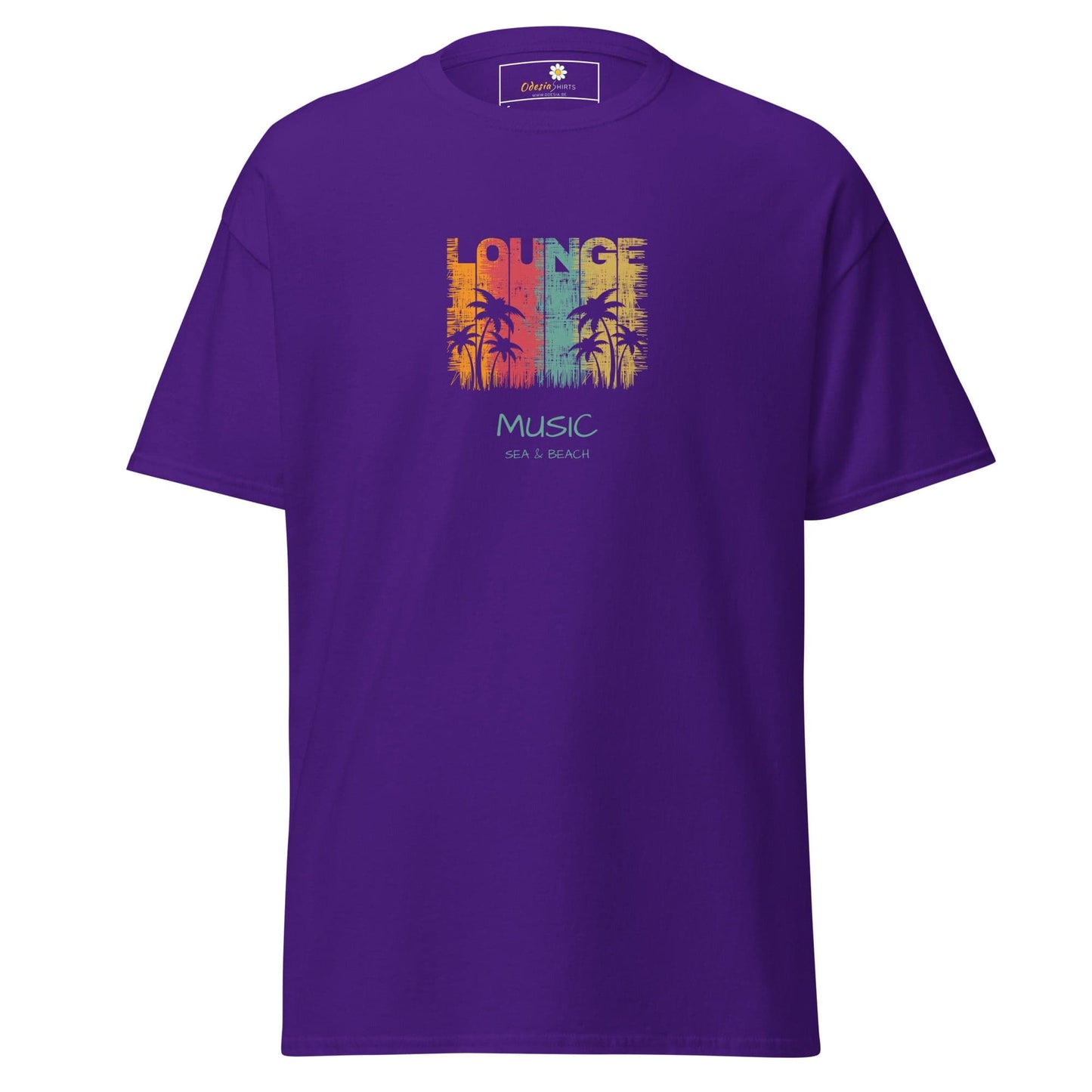 Unisex classic tee - MUSIC LOUNGE - REGULAR - Purple / S