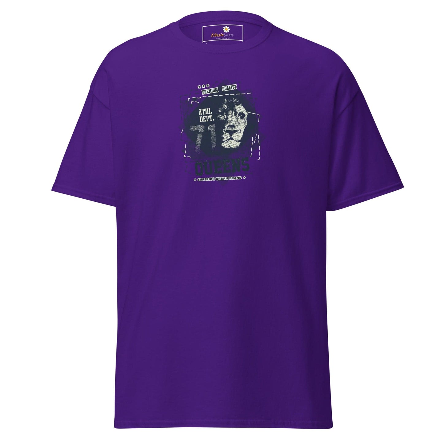 Unisex classic tee - URBAN WILD LIFE 71 QUEENS - REGULAR - Purple / S