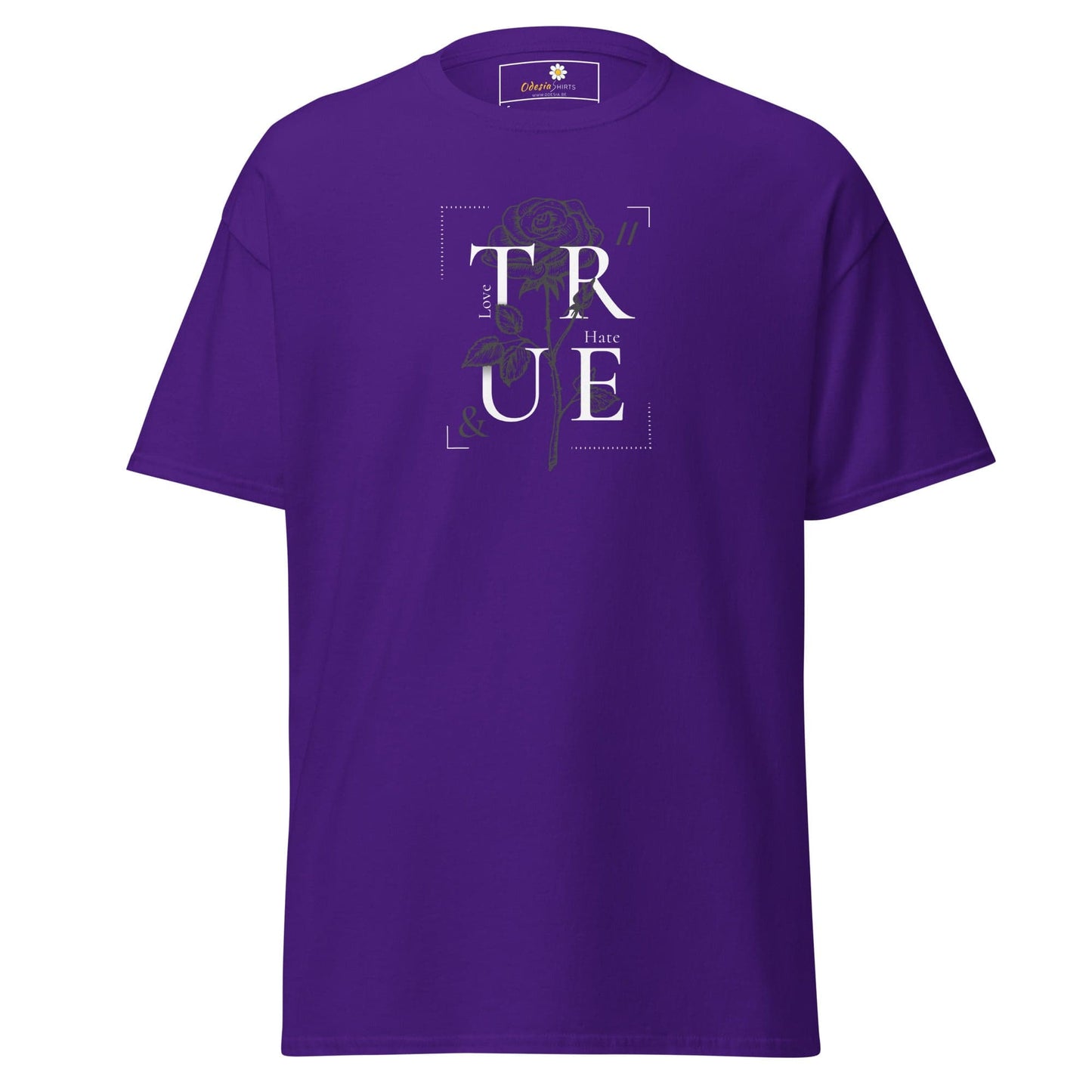 Unisex classic t-shirt - MISC TRUE ROSE - REGULAR - Purple / S
