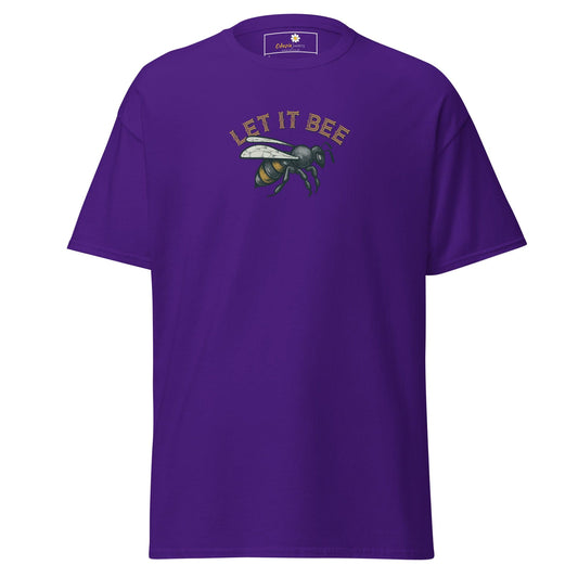 Unisex classic tee - ANIMALS MISC FUN BEE - REGULAR - Purple / S