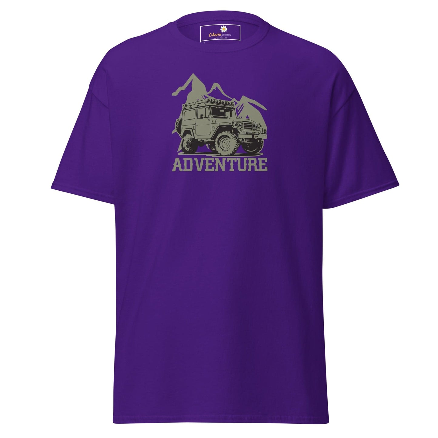 Unisex classic t-shirt - MOTOR ADVENTURE 4X4 - REGULAR - Purple / S