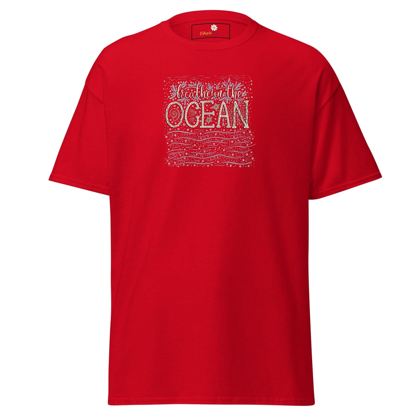 Unisex classic tee - NATURE OCEAN - REGULAR - Red / S