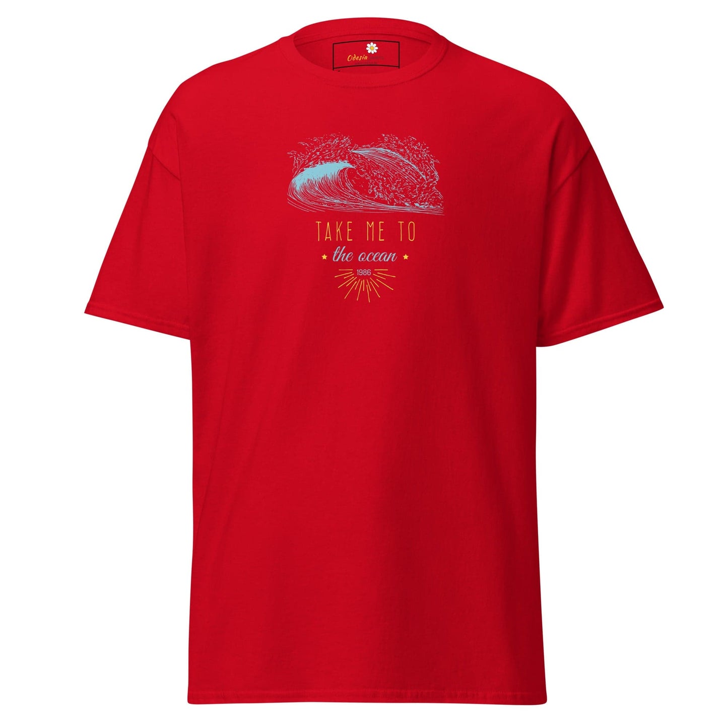 Unisex classic t-shirt - SEALIFE TAKE ME TO THE OCEAN - REGULAR - Red / S