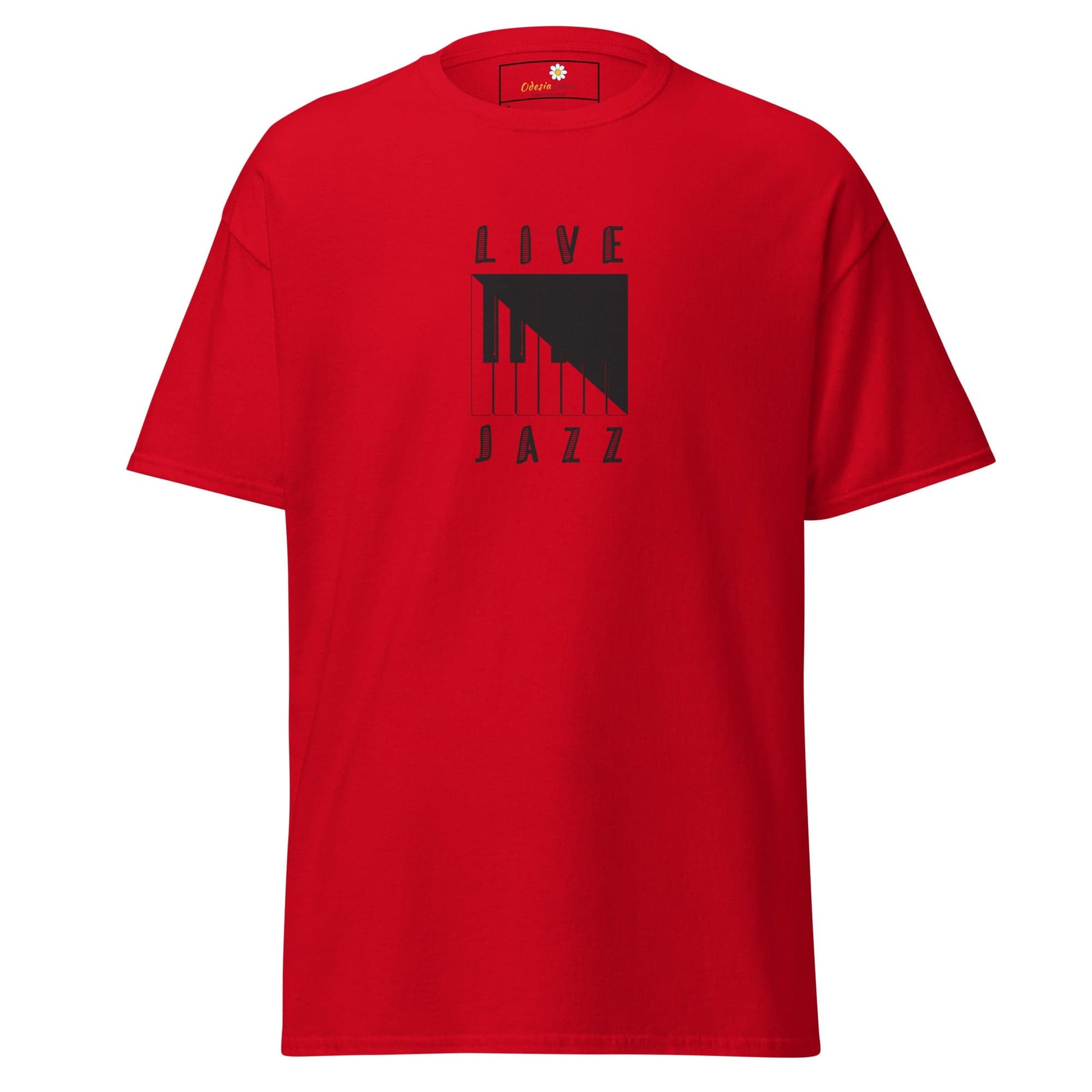 Unisex classic t-shirt - MUSIC LIFE JAZZ - REGULAR - Red / S