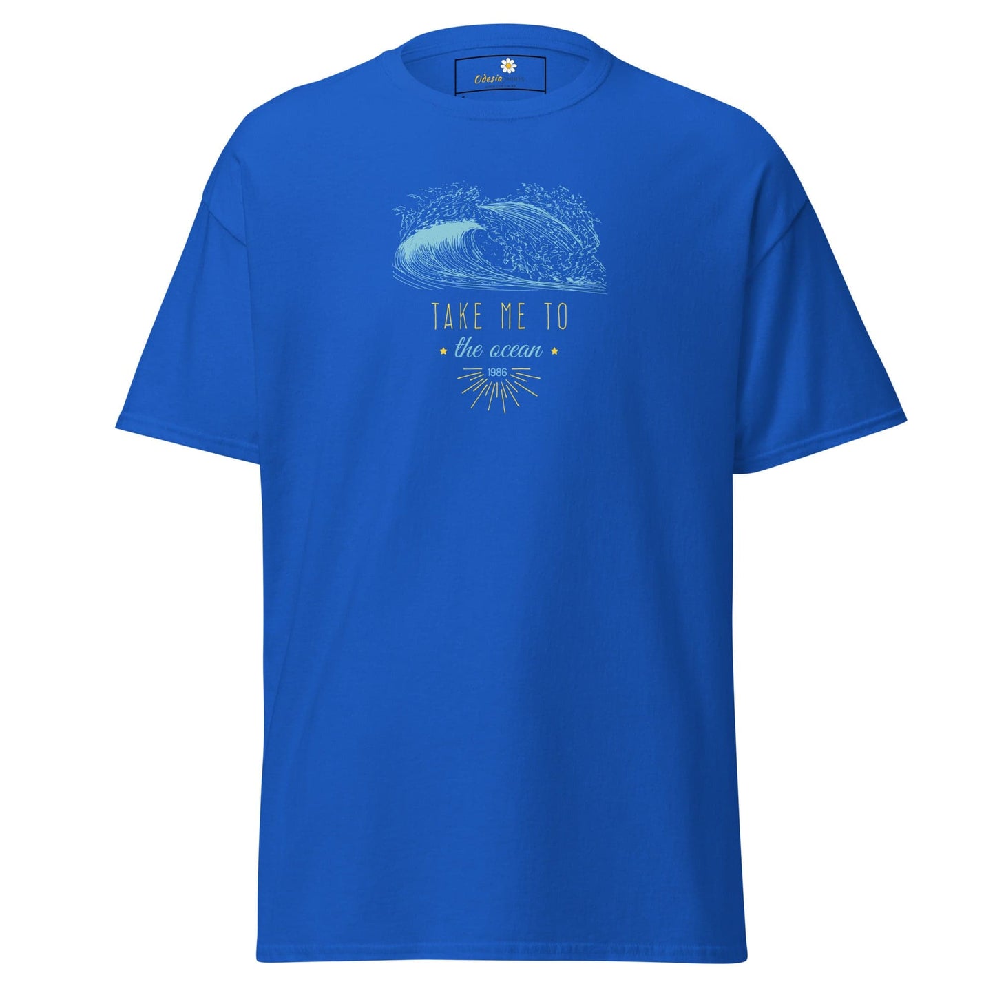 Unisex classic t-shirt - SEALIFE TAKE ME TO THE OCEAN - REGULAR - Royal / S