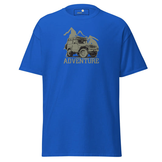 Unisex classic t-shirt - MOTOR ADVENTURE 4X4 - REGULAR - Royal / S