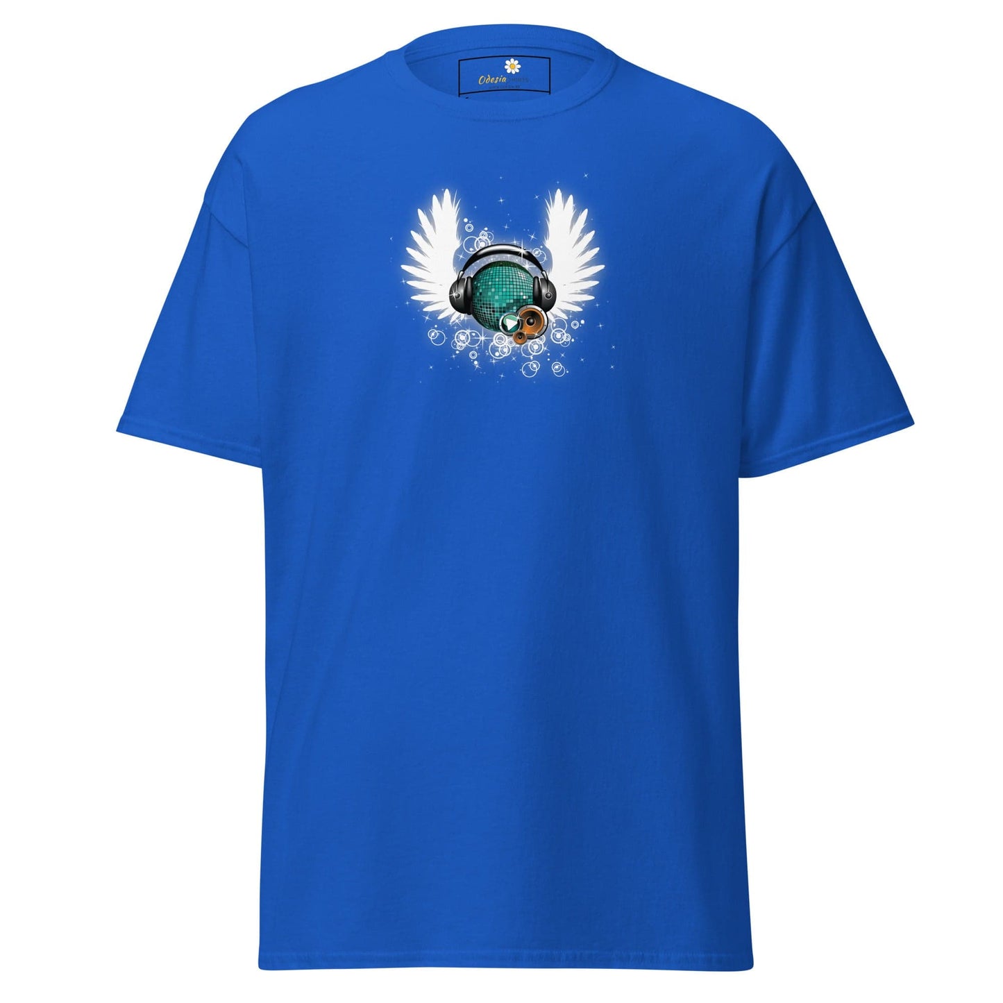Unisex classic tee - MUSIC WINGS - REGULAR - Royal / S