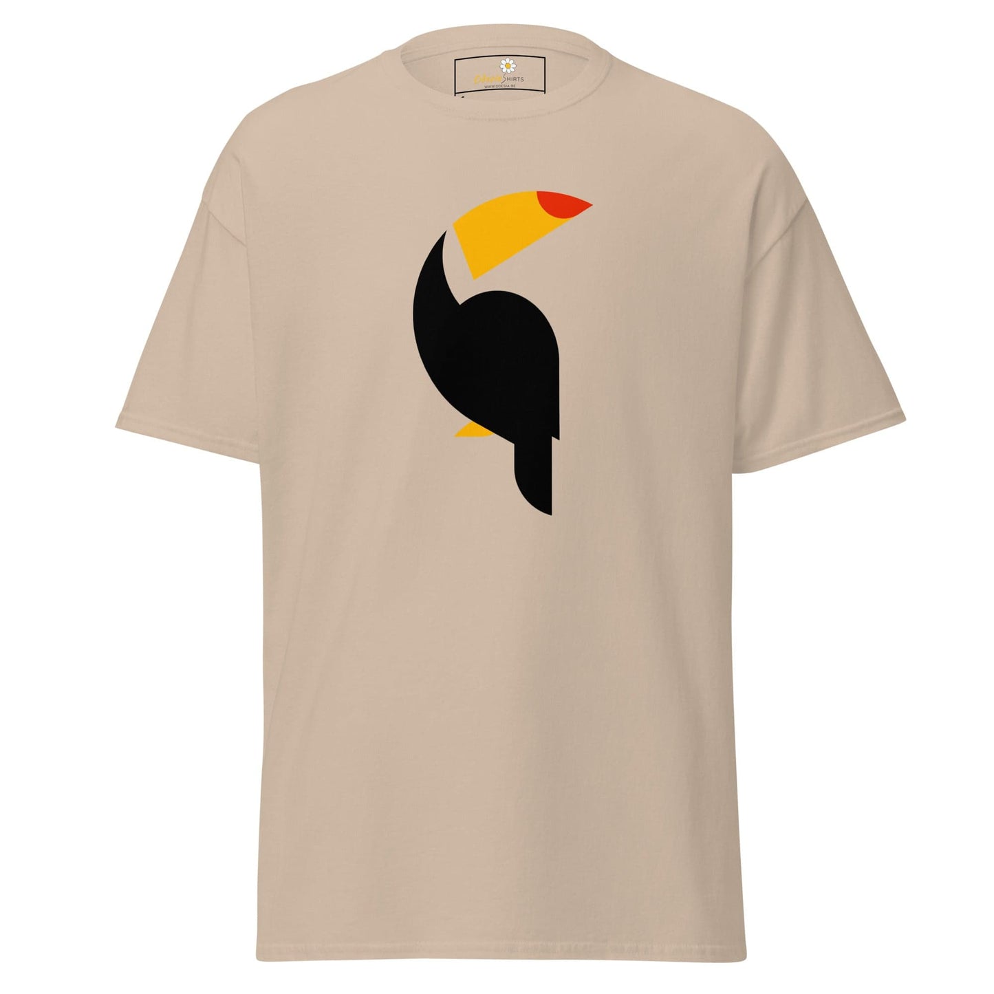 Unisex classic t-shirt - WILD LIFE TOUCAN - REGULAR - Sand / S