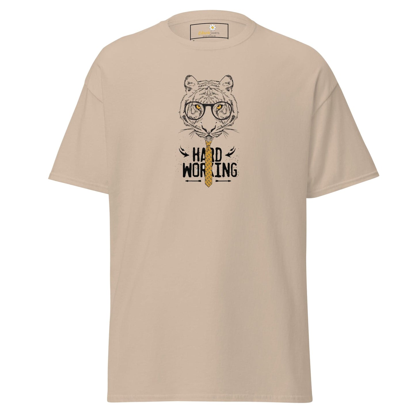 Unisex classic tee - WILD LIFE TIGER WORK - REGULAR - Sand / S