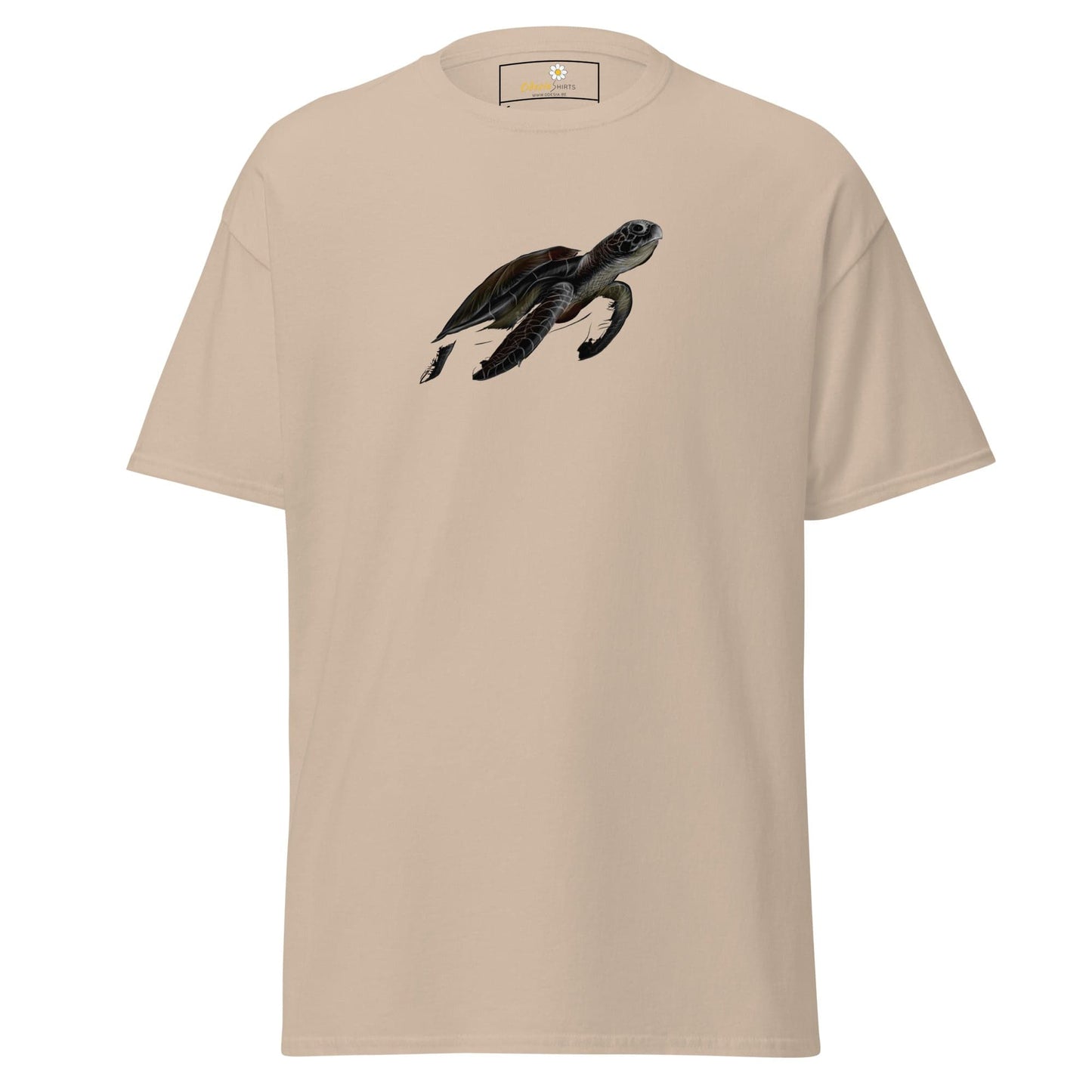 Unisex classic tee - WILD LIFE SEA TURTLE - REGULAR - Sand / S