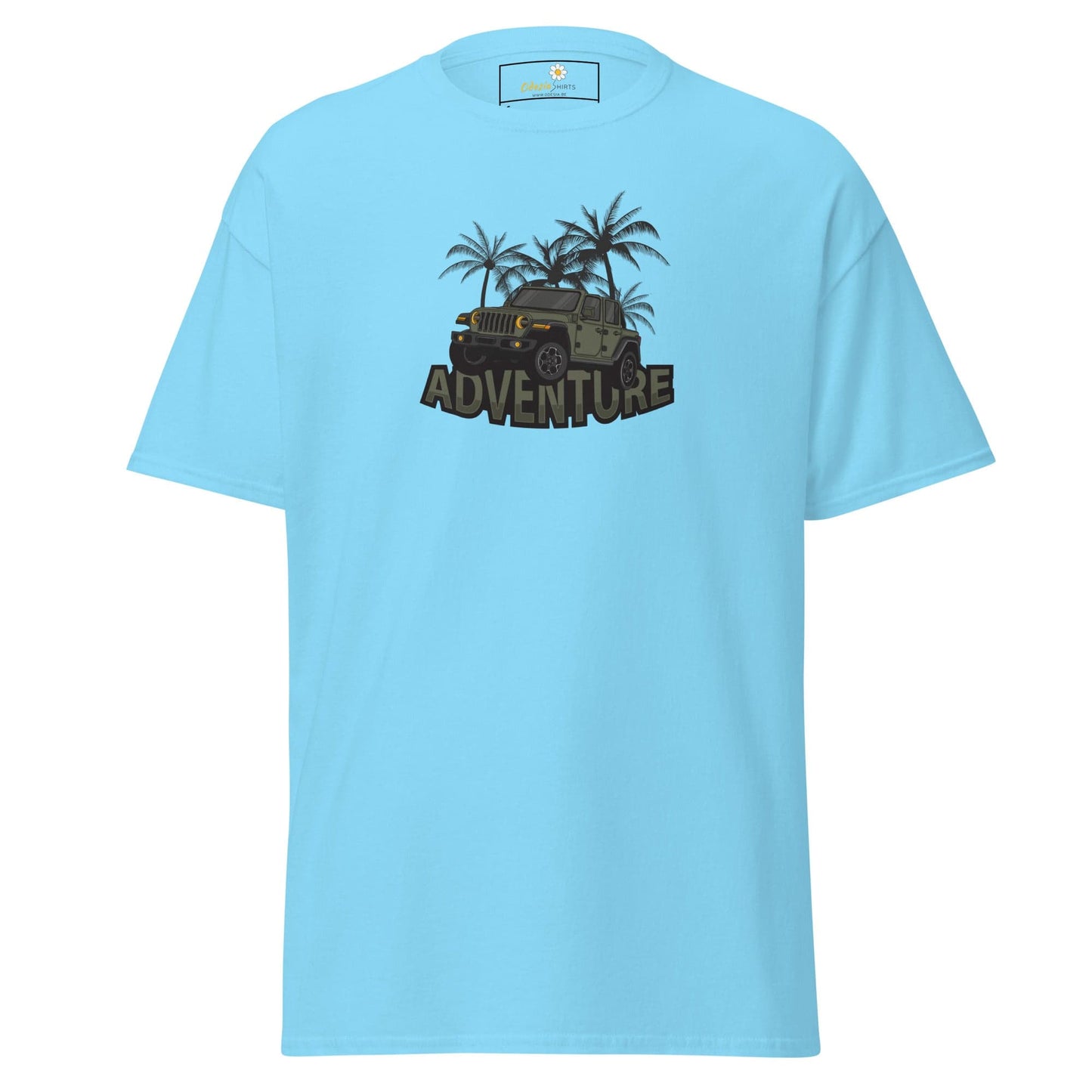 Unisex classic tee - ADVENTURE 4X4 - REGULAR - Sky / S