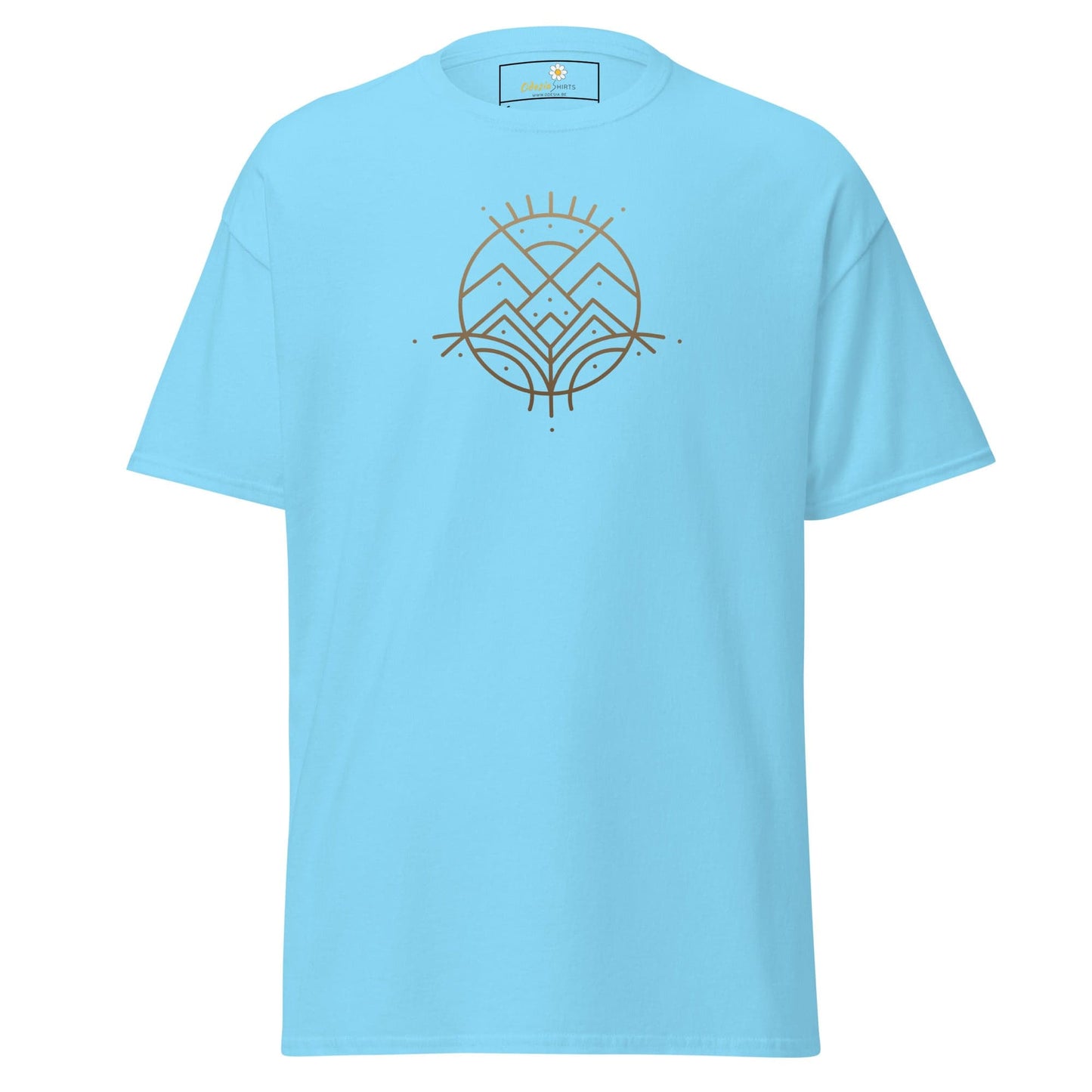 Unisex classic tee - ABSTRACT LANDSCAPE - REGULAR - Sky / S