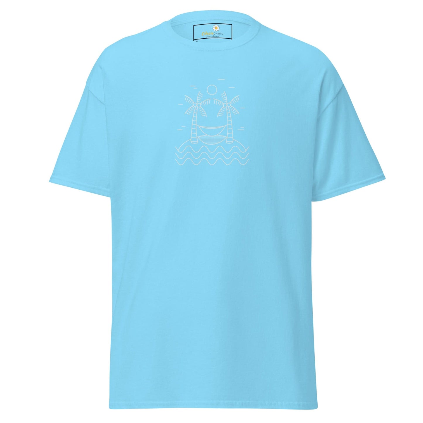 Unisex classic tee - SUMMER SUNNY ISLAND - REGULAR - Sky / S