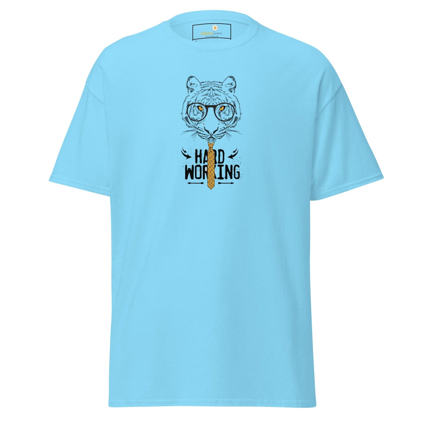 Unisex classic tee - WILD LIFE TIGER WORK - REGULAR - Sky / S